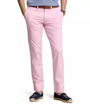 Брюки Polo Ralph Lauren Stretch Slim Fit Washed Chino Pants, цвет Carmel Pink