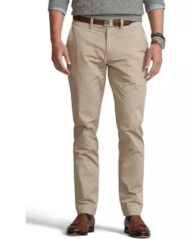 Брюки Polo Ralph Lauren Stretch Straight Fit Washed Chino, цвет Khaki Tan