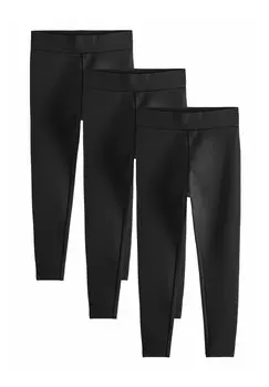 Брюки PONTE FULL LENGTH 3 PACK, Leggingek Next, черный