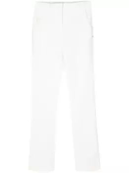 Брюки Pontida прямого кроя SPORTMAX, белый