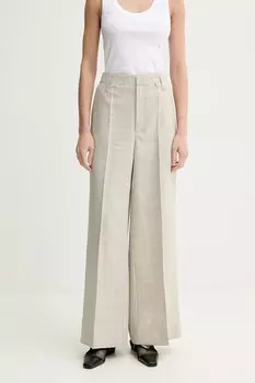 Брюки Poppy из смесового льна Herskind, бежевый