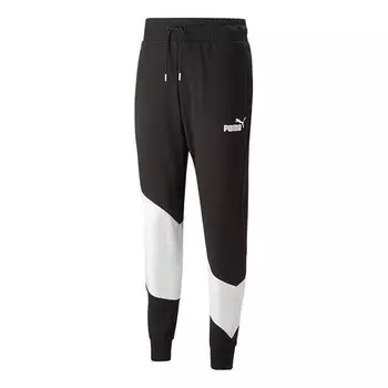 Брюки power cat sweatpants 'black' Puma, черный