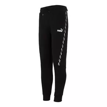 Брюки power tape sweat pants fl cl logo 'black' Puma, черный