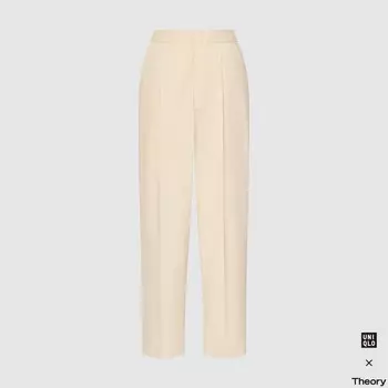 Брюки повседневные Uniqlo, бежевый