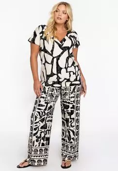 Брюки PRINT YOEK, бежевый