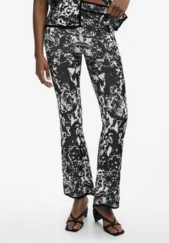 Брюки PRINTED Desigual, черный