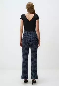 Брюки PRINTED FLARE Jimmy Key, темно-синий
