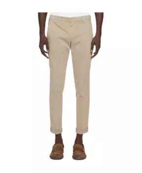 Брюки приталенного кроя Dondup, бежевый