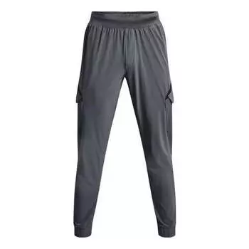 Брюки project rock unstoppable pants 'pitch grey' Under Armour, серый