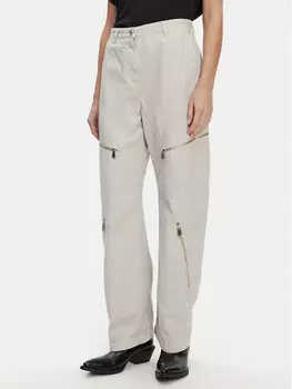 Брюки прямого кроя 104981 A2EC Pinko, серый