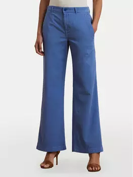 Брюки прямого кроя 200965654003 Lauren Ralph Lauren, синий