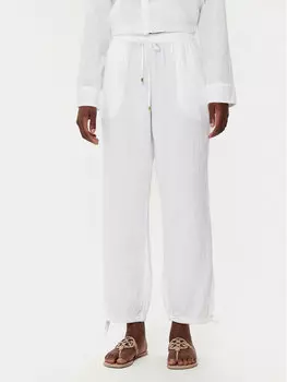 Брюки прямого кроя 20417190 Lauren Ralph Lauren, белый