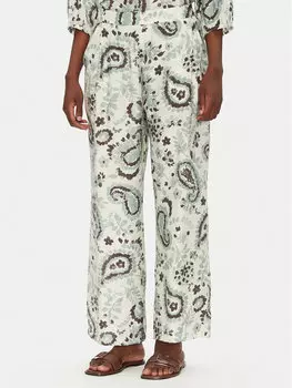 Брюки прямого кроя 20615422 Fransa, зеленый