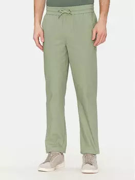 Брюки прямого кроя 20718408 Blend, зеленый