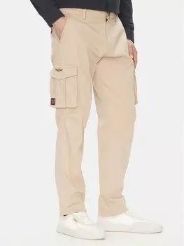 Брюки прямого кроя 251PA1658CT3511 Aeronautica Militare, бежевый