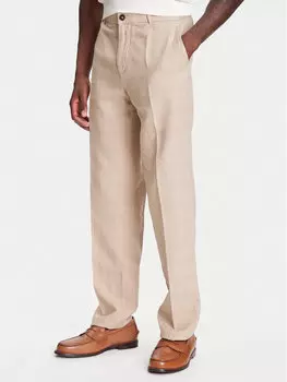 Брюки прямого кроя 43B3UF03X United Colors Of Benetton, бежевый