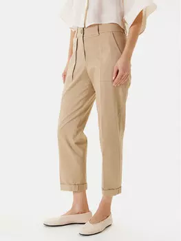 Брюки прямого кроя 4MVNDF08E United Colors Of Benetton, бежевый