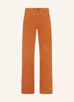 Брюки прямого кроя 7 For All Mankind, желтый