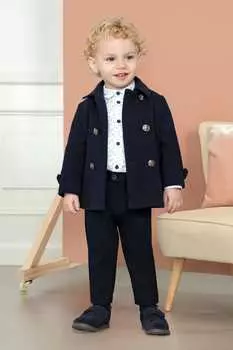 Брюки прямого кроя Abel & Lula, синий