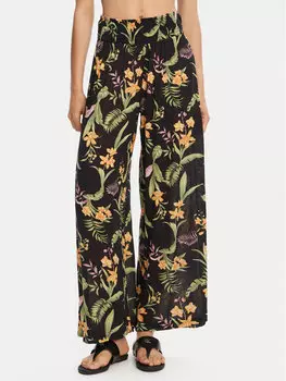 Брюки прямого кроя Along The Beach ERJX603439 Roxy, черный