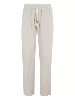 Брюки прямого кроя Calais MC2 Saint Barth, нейтральный