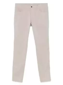 Брюки прямого кроя Corneliani, нейтральный