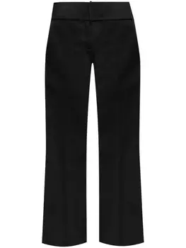 Брюки прямого кроя Courrges, черный
