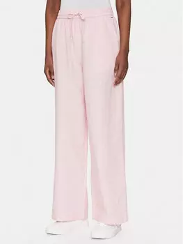 Брюки прямого кроя DW0DW20352 Tommy Jeans, розовый