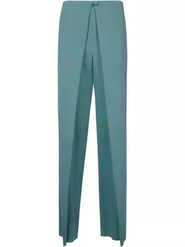 Брюки прямого кроя Emporio Armani, зеленый