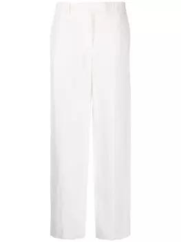 Брюки прямого кроя Fabiana Filippi, белый