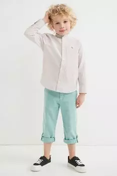 Брюки прямого кроя H&amp;M, мятно-зеленый