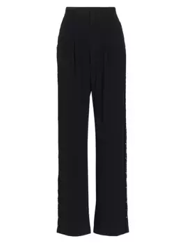 Брюки прямого кроя Hadley Figue, черный