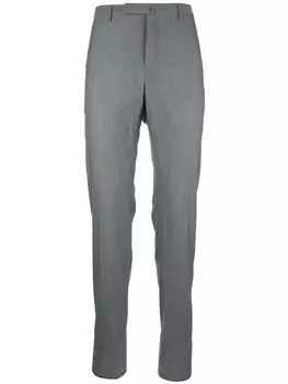 Брюки прямого кроя Incotex, серый