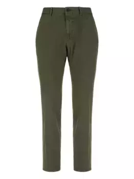 Брюки прямого кроя Incotex, зеленый