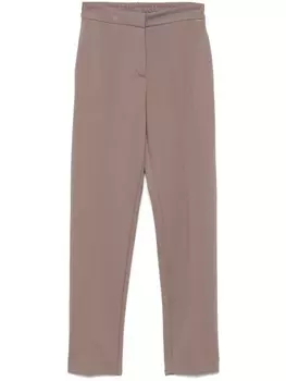 Брюки прямого кроя из джерси Kaos, коричневый
