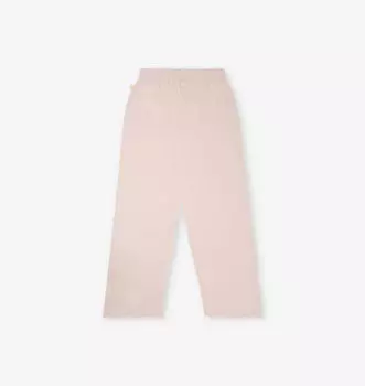 Брюки прямого кроя из хлопкового трикотажа с пайетками для детей от 2 до 12 лет Billie Blush, розовый