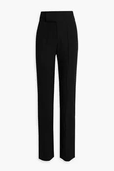Брюки прямого кроя из крепа NICHOLAS, черный