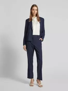 Брюки прямого кроя из смесовой вискозы с мелким узором в горошек s.Oliver BLACK LABEL