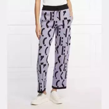 Брюки прямого кроя Kenzo, лавандовый