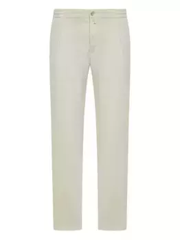 Брюки прямого кроя Kiton, нейтральный