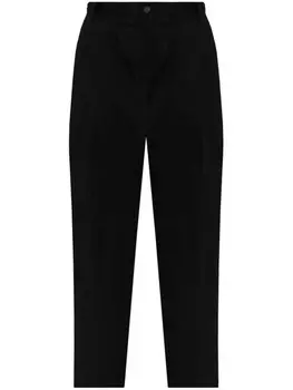 Брюки прямого кроя Maison Kitsun, черный