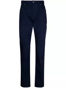 Брюки прямого кроя Moschino, синий