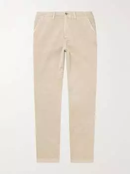 Брюки прямого кроя Nomad Slim-Fit из органического хлопка, окрашенного в готовом виде Outerknown, бежевый