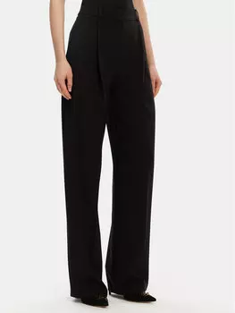 Брюки прямого кроя PA-081-51E2-V360 Elisabetta Franchi, черный