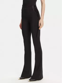 Брюки прямого кроя PA-083-51E2 Elisabetta Franchi, черный