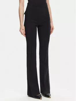 Брюки прямого кроя PA-084-51E2 Elisabetta Franchi, черный