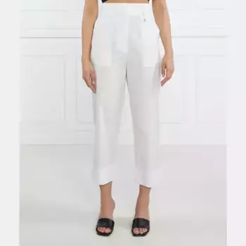 Брюки прямого кроя Patrizia Pepe, белый