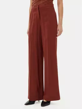 Брюки прямого кроя Pergamino 100331 A213 Pinko, коричневый