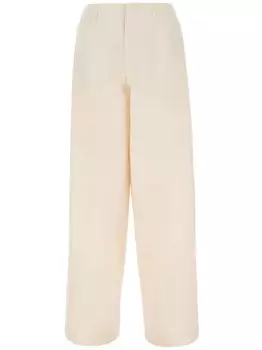 Брюки прямого кроя Philosophy Di Lorenzo Serafini, нейтральный цвет