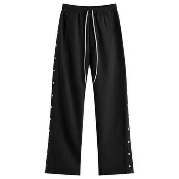 Брюки прямого кроя Rick Owens Drkshdw, черный